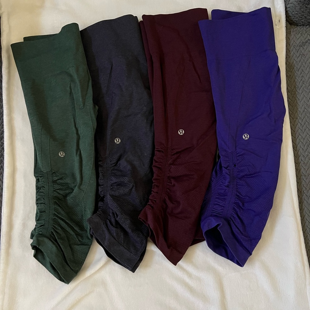 Lulu Lemon crops! Size 6, great condition.